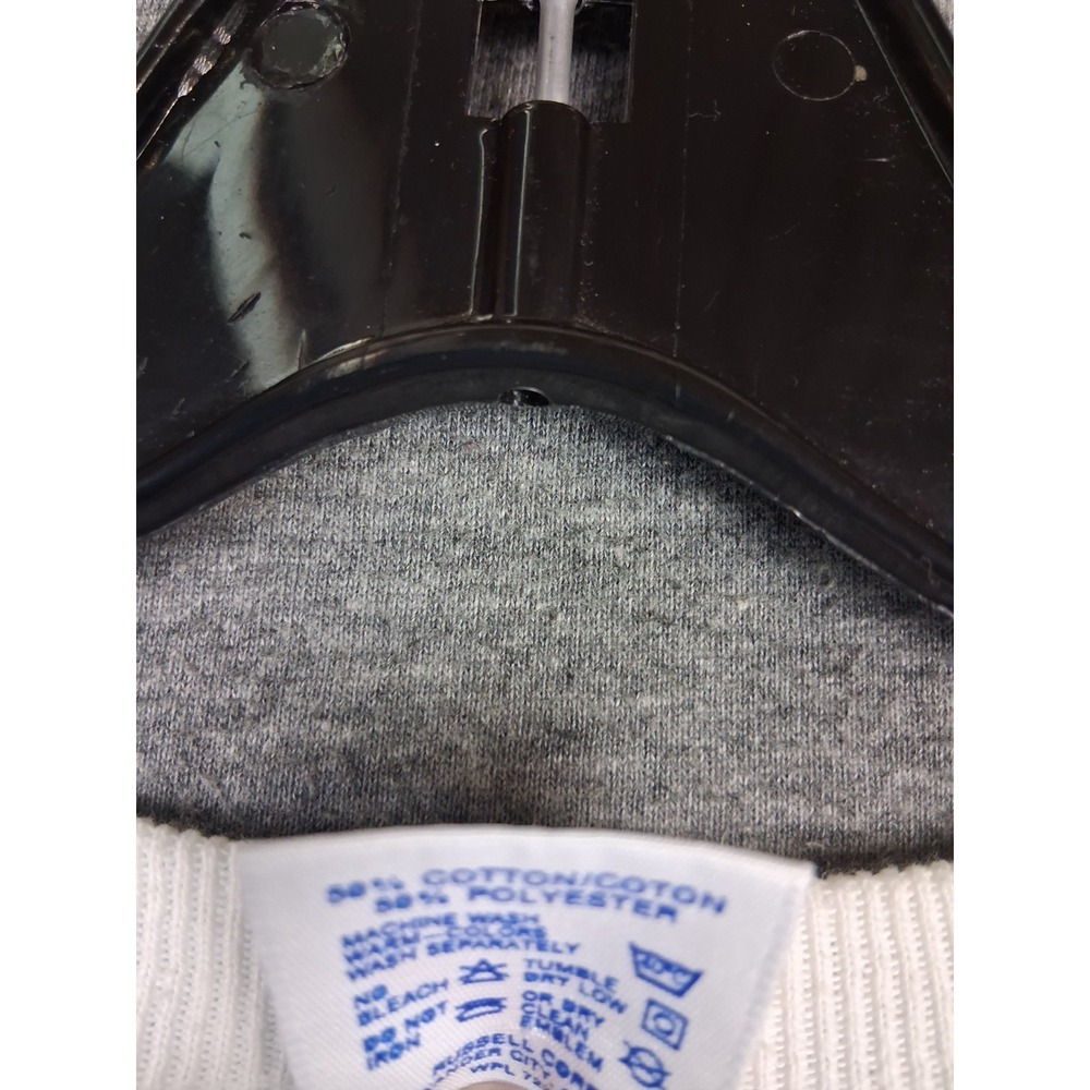 VTG Jerzees Sweatshirt Adult L White Crew Fleece Princess Cruises Alaska Ports - Picture 8 of 11